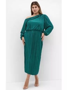 NWT City Chic Jay Off the Shoulder Cocktail Dress Wedding Guest Mother Groom 20